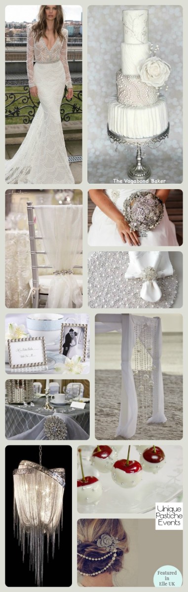 Crystals and Pearls: Seaside – Lux Wedding Inspiration Read all the details of this post: https://uniquepasticheevents.com/2016/02/03/crystals-and-pearls-seaside-lux-wedding-inspiration/
