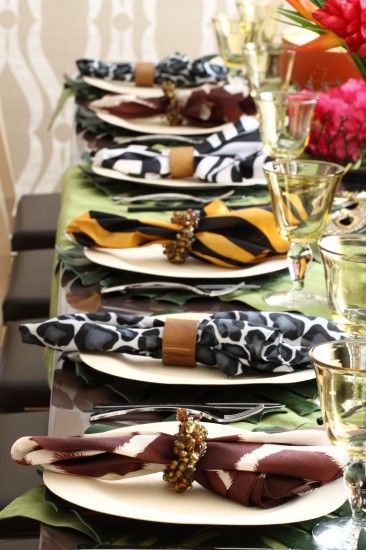 Jungle Animal Print Napkins – spotted on Pinterest