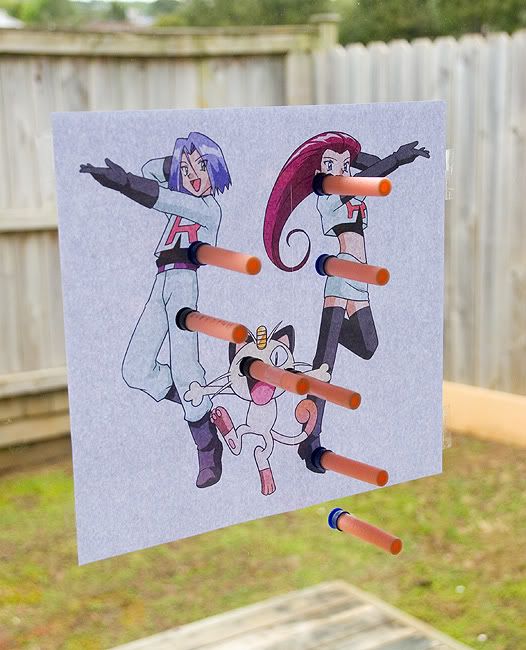 Team Rocket Pokémon Nerf Gun Game – shared by A Thousand Words