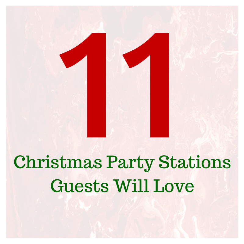 11 Christmas Party Stations Guests Will Love