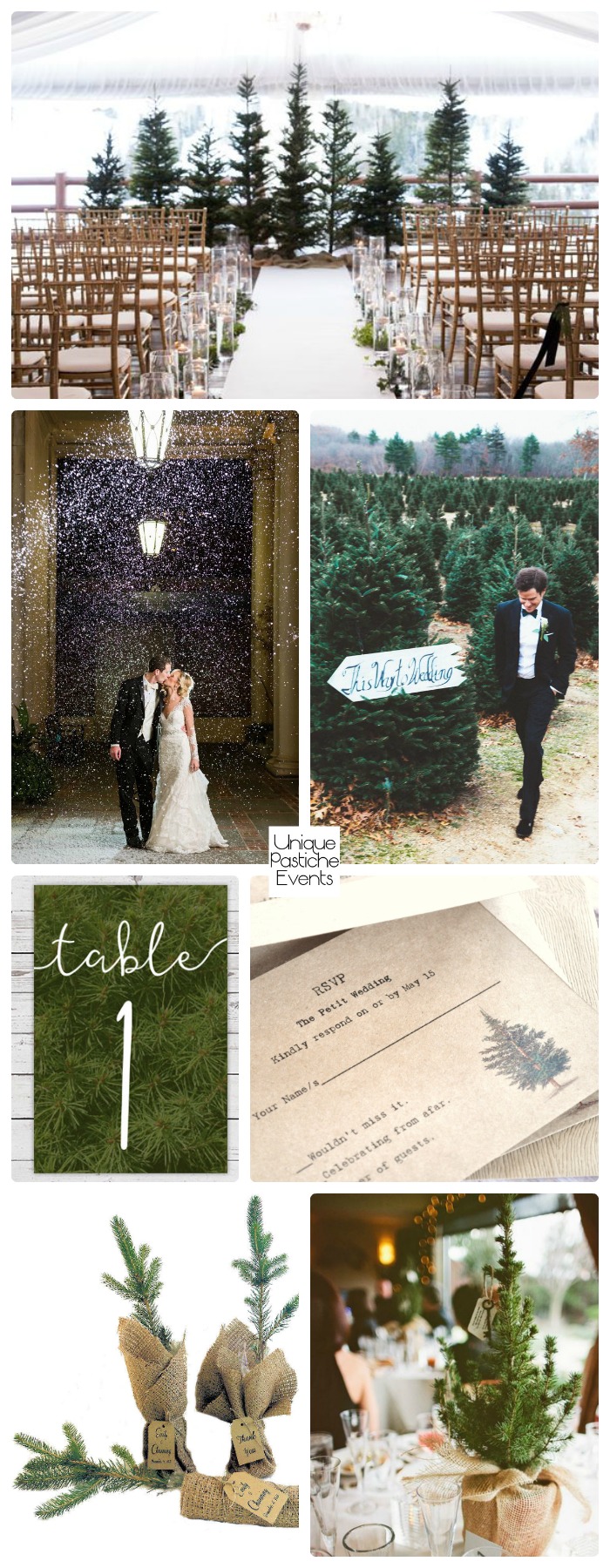 Rustic Fir Tree Farm Christmas Wedding Save all the individual images from the full post: https://uniquepasticheevents.com/2016/12/21/rustic-fir-tree-farm-christmas-wedding/