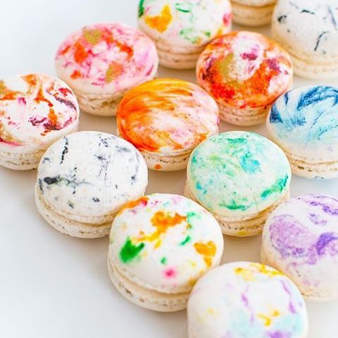 Paint Splattered Cookies – shared on Instagram by SoniaSharmaEvents