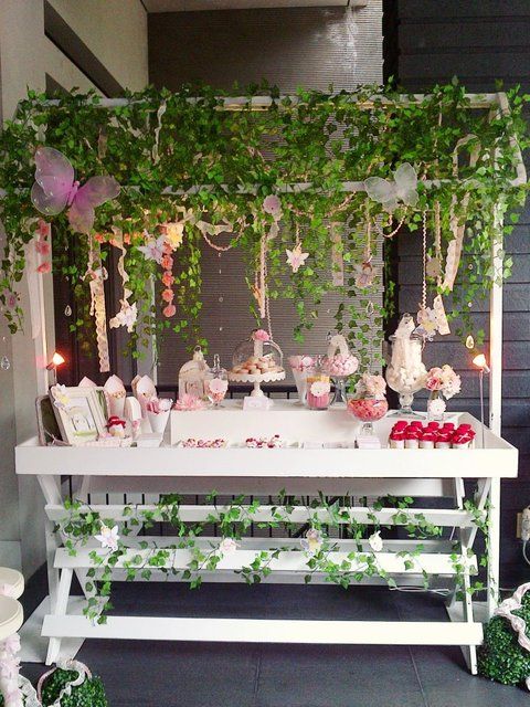 Butterfly, Fairies, and Vines Dessert Bar – shared by Tasya T on Catch My Party