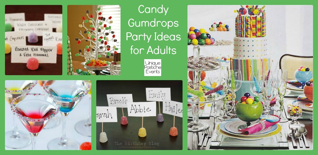 Candy Gumdrops Party Ideas for Adults