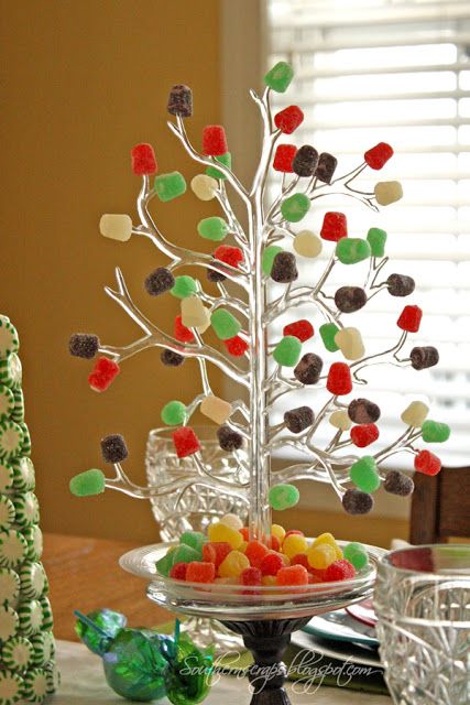 Gumdrop Tree Centerpiece – shared by Southern Scraps
