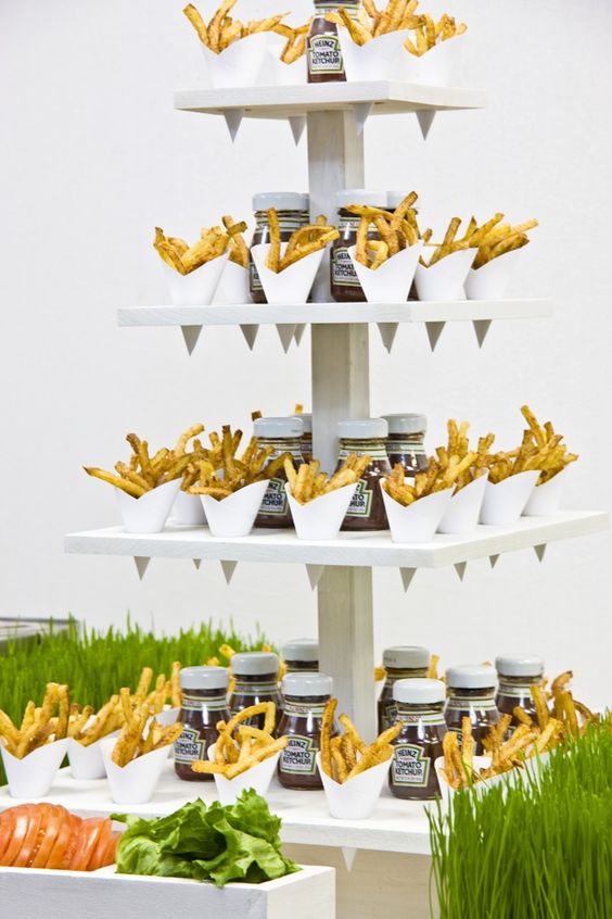 French Fries Food Buffet Tower – spotted on Pinterest