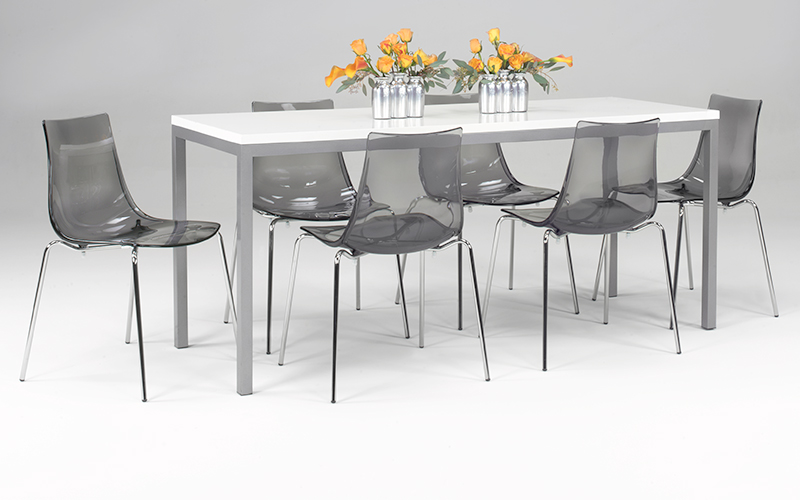 Smoke Grey Vienna Café Chairs and Modern Table Set – available through AFR Event Furnishings