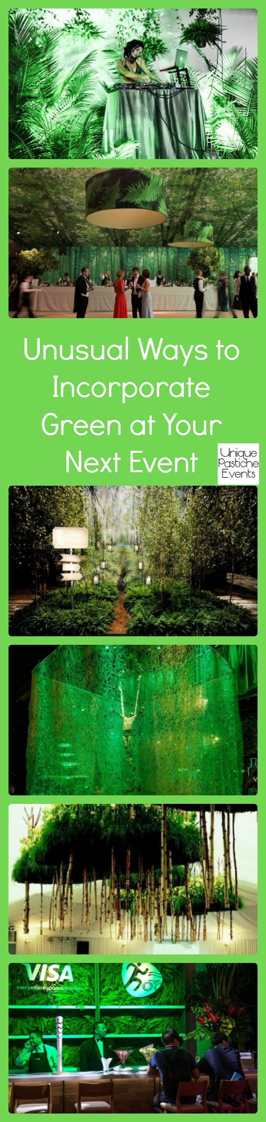 Unusual Ways to Incorporate Green at Your Next Event