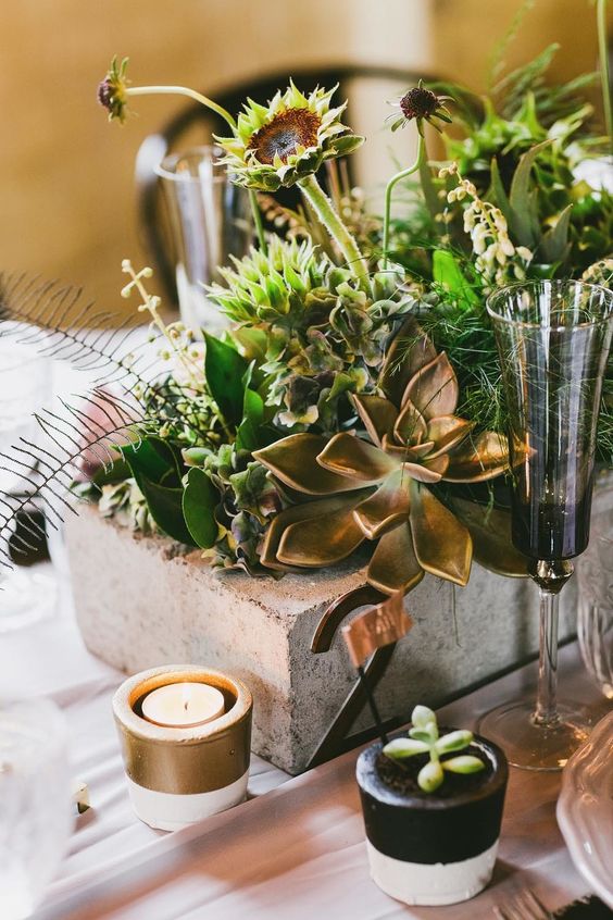 Concrete Block with Overgrown Greenery and Leaves – shared by Janneke Storm