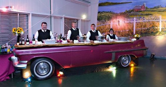 50s Car Food Display and Buffet