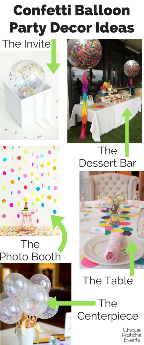 Confetti Balloon Summertime Party